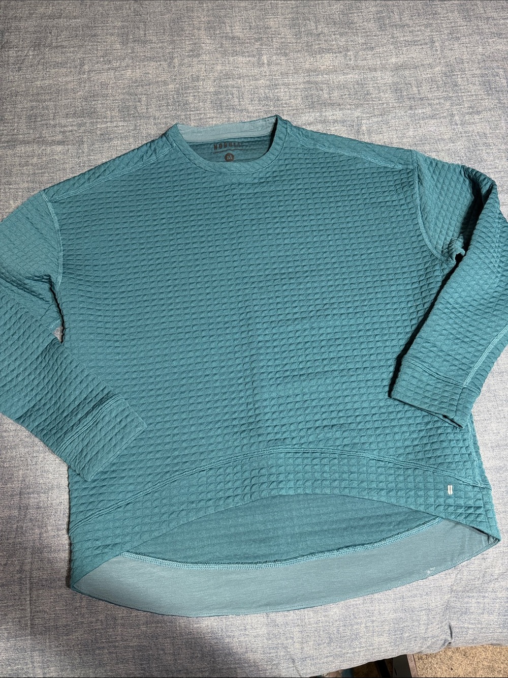 NoBull Teal Quilted Sweatshirt